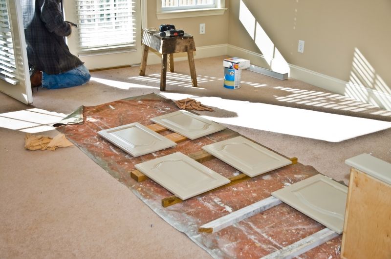 Cabinet Paint Removal