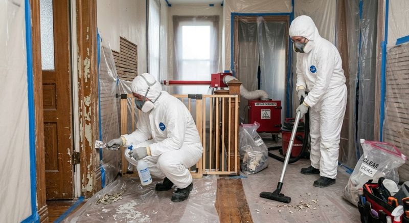 Cabinet Paint Removal
